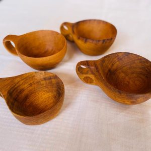 Wooden small cup $5@